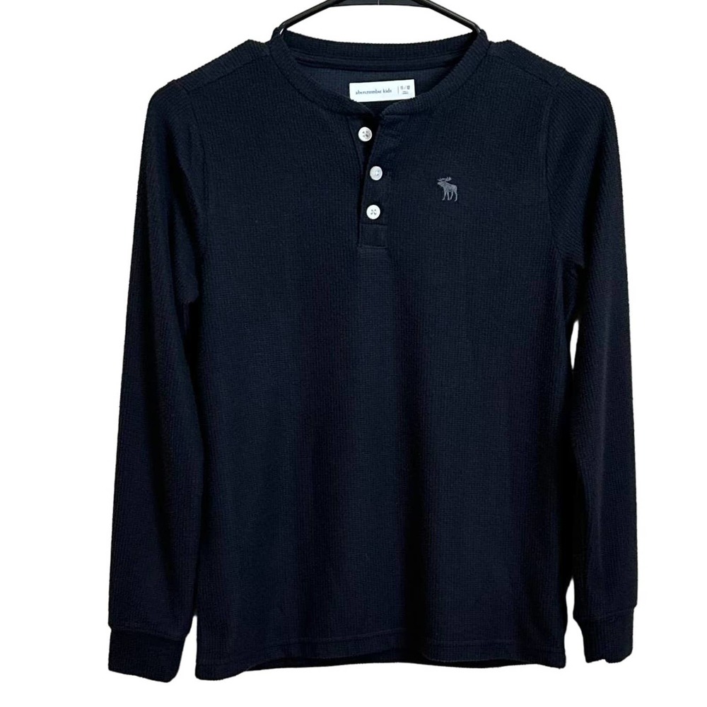 NWOT Abercrombie Boy Black Sweatshirt Size 11/12